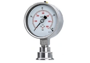 Sanitary diaphragm pressure gauge