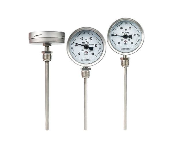 Fixed mechanical temperature gauge