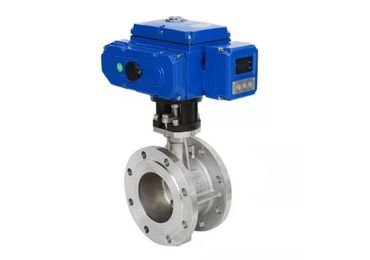 LCD electric butterfly valve