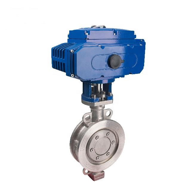 Metal seal electric butterfly valve