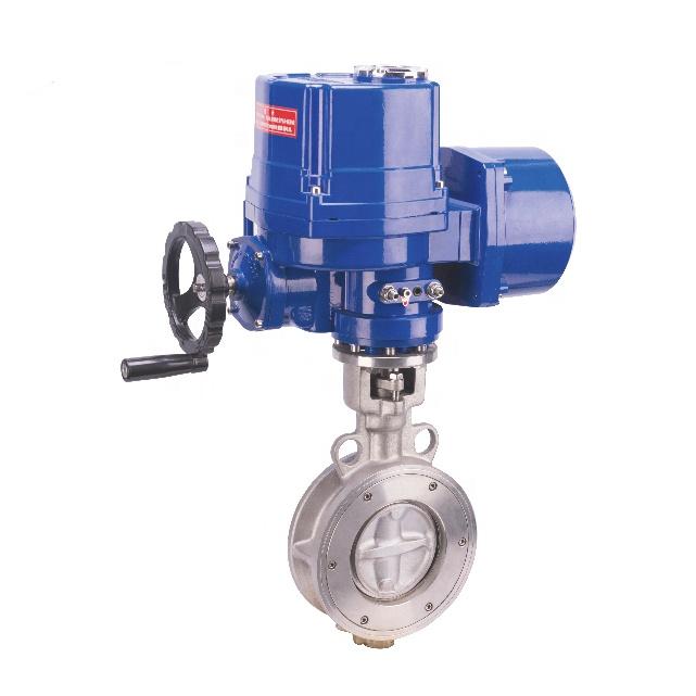 metal seal electric butterfly valve -2