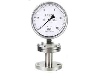 I-shape-diaphragm-stainless steel-pressure-gauge