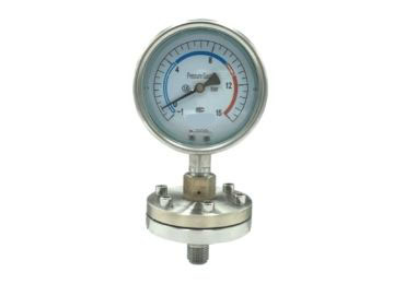 Thread Diaphragm stainless steel pressure gauge