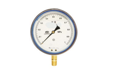 Oil filled test pressure gauge